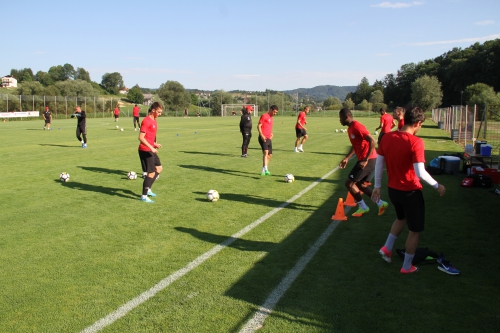 Первая тренировка в Словении 8.07.2017