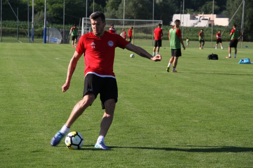 Первая тренировка в Словении 8.07.2017