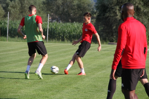 Первая тренировка в Словении 8.07.2017