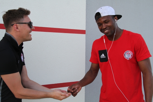 Сборы в Словении. "Амкар" - "Чукарички"