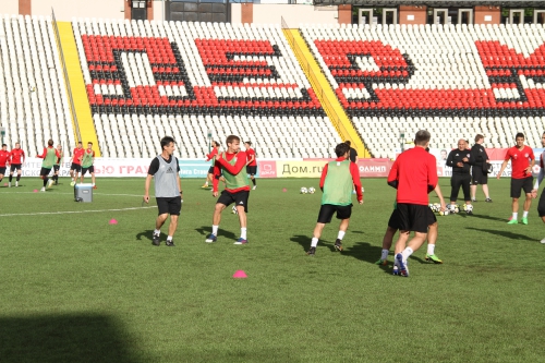 Подготовка к игре с "Ростовом" 24.07.2017