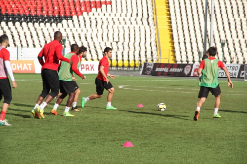 Подготовка к игре с "Ростовом" 24.07.2017