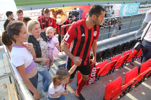 Фотографирование с владельцами абонементов