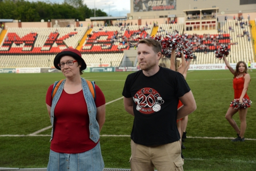 Антураж матча "Амкар"-"Уфа"