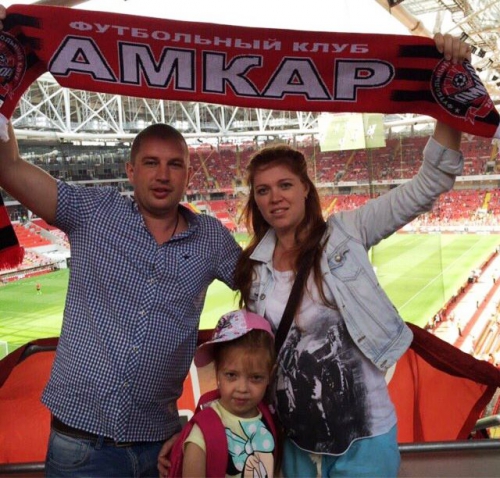 "Амкар" - "Зенит". Болельщики Мельниковы