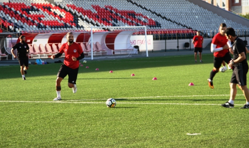 "Амкар". Тренировка