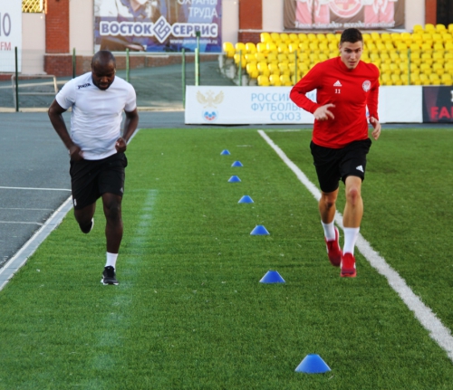 "Амкар". Тренировка