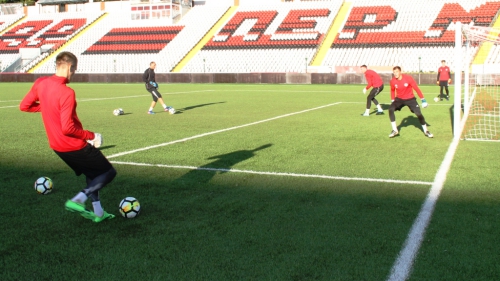 "Амкар". Тренировка