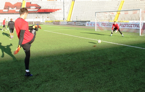 "Амкар". Тренировка