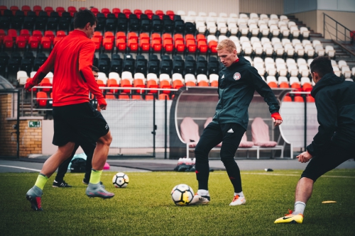 "Локомотив" - "Амкар". Предыгровая тренировка