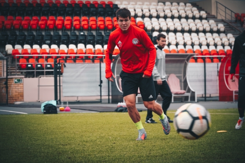 "Локомотив" - "Амкар". Предыгровая тренировка