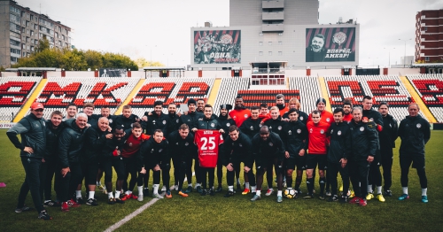 "Локомотив" - "Амкар". Предыгровая тренировка