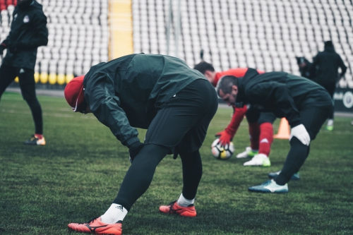 "Рубин"-"Амкар". Предыгровая тренировка