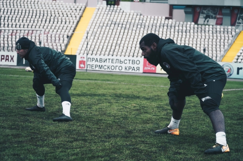 "Рубин"-"Амкар". Предыгровая тренировка