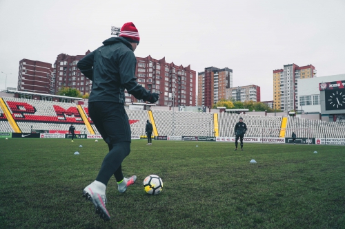 "Рубин"-"Амкар". Предыгровая тренировка