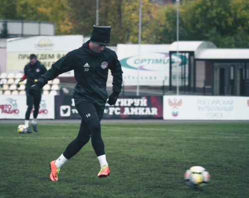"Рубин"-"Амкар". Предыгровая тренировка