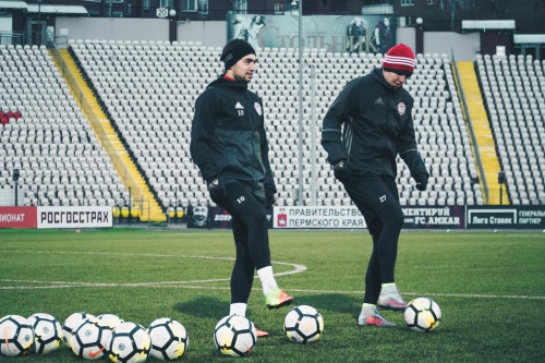 Тренировка. Начало подготовки к "Амкар"-"Тосно"