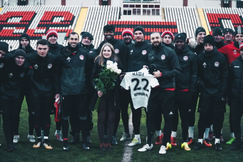 Тренировка. День рождения Мария Пьянкова