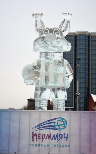 Зимний мини-футбол в ледовом городке