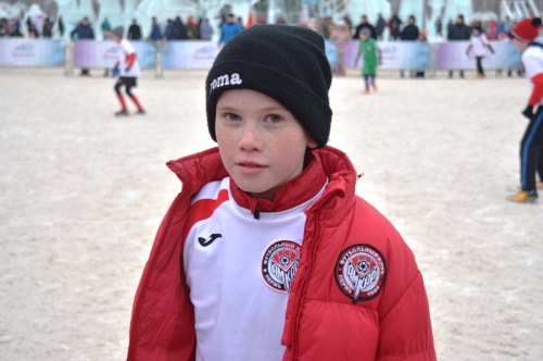 Зимний мини-футбол в ледовом городке