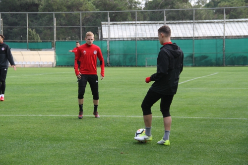 Первая тренировка в Турции