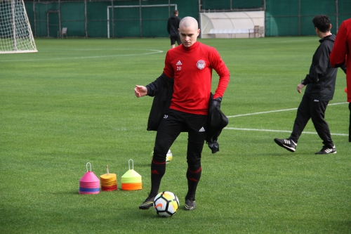 Первая тренировка в Турции