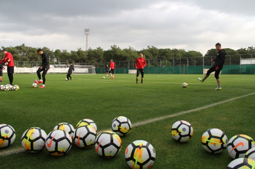 Первая тренировка в Турции