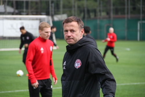 Первая тренировка в Турции