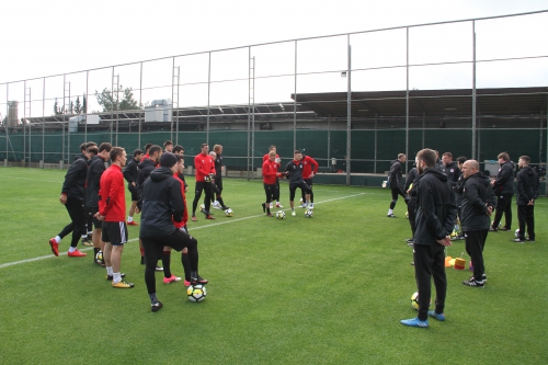 Первая тренировка в Турции