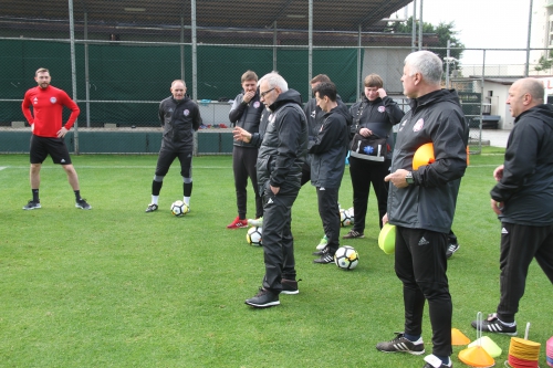 Первая тренировка в Турции