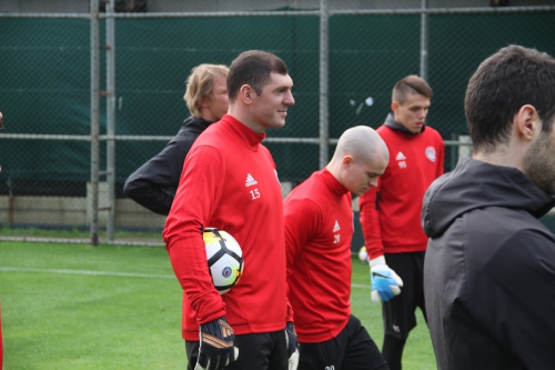 Первая тренировка в Турции