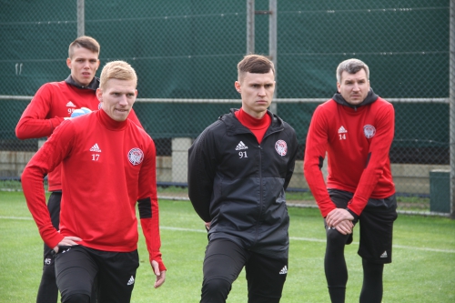 Первая тренировка в Турции