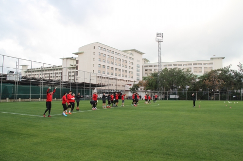 Первая тренировка в Турции