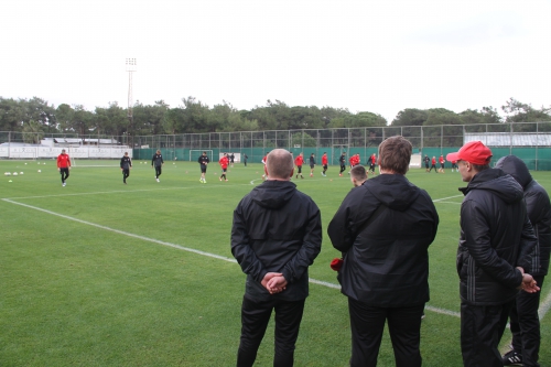 Первая тренировка в Турции