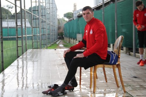 Первая тренировка в Турции