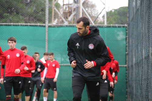 Первая тренировка в Турции