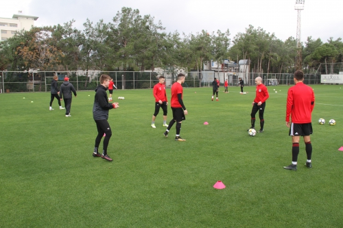 Первая тренировка в Турции