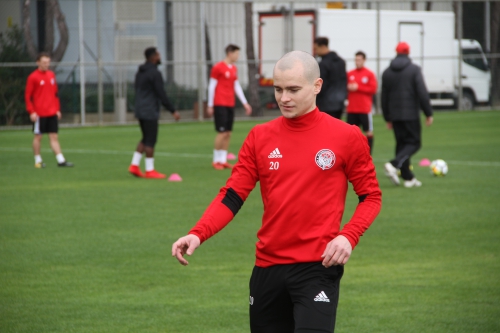 Первая тренировка в Турции