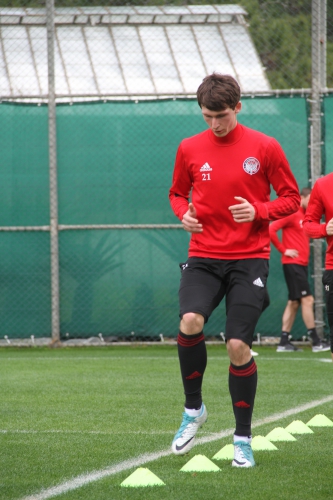 Первая тренировка в Турции