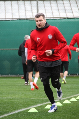 Первая тренировка в Турции