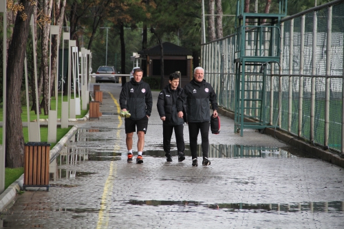 Первая тренировка в Турции