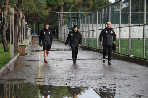 Первая тренировка в Турции