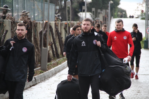 Первая тренировка в Турции