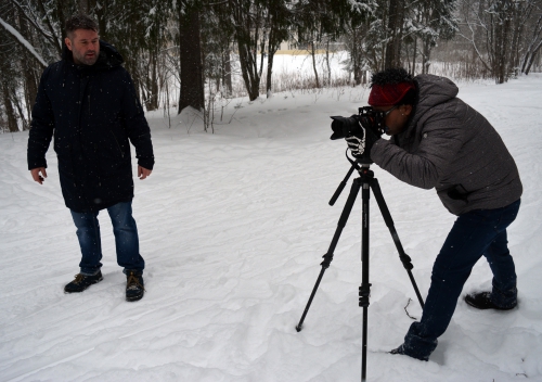 Клубные талисманы снимаются в рекламном ролике "Лыжни России"