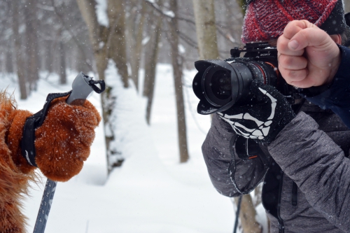 Клубные талисманы снимаются в рекламном ролике "Лыжни России"