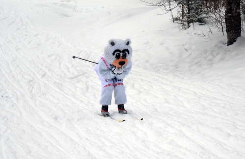 Клубные талисманы снимаются в рекламном ролике "Лыжни России"