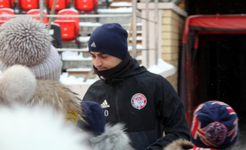 Пермские школьники поздравили "Амкар" с 23 февраля