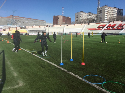 «Амкар» продолжает готовиться к матчу с «Локомотивом»