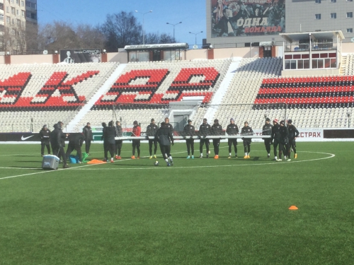 «Амкар» продолжает готовиться к матчу с «Локомотивом»