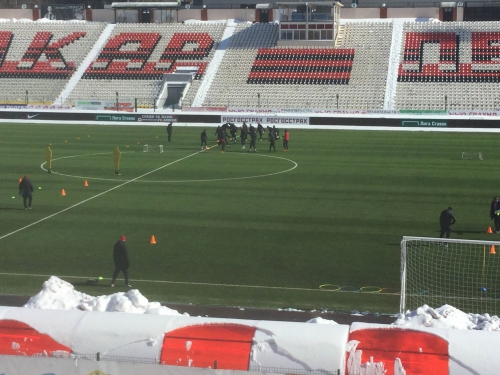 «Амкар» продолжает готовиться к матчу с «Локомотивом»